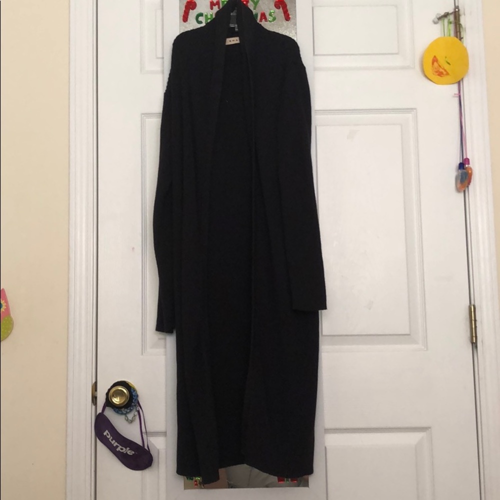 J. Khak black cardigan